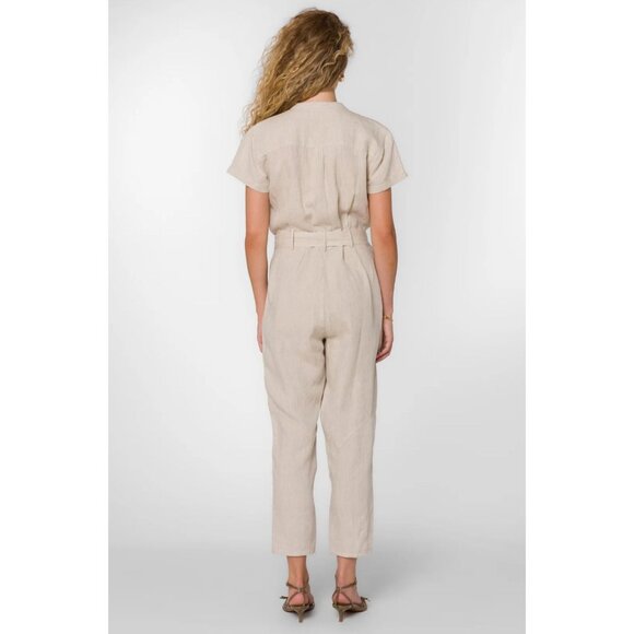 Velvet Heart Greyson Lightweight Jumpsuit in Wheat - Sz S - NWT - Picture 4 of 8